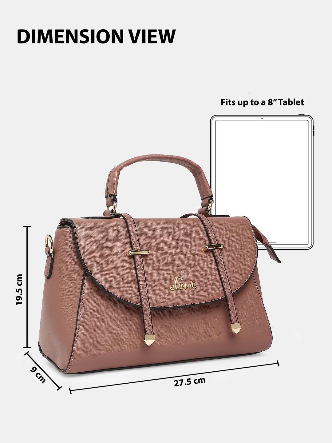 Lavie BEECH FLAP SATCHEL-LADIES HANDBAG 2
