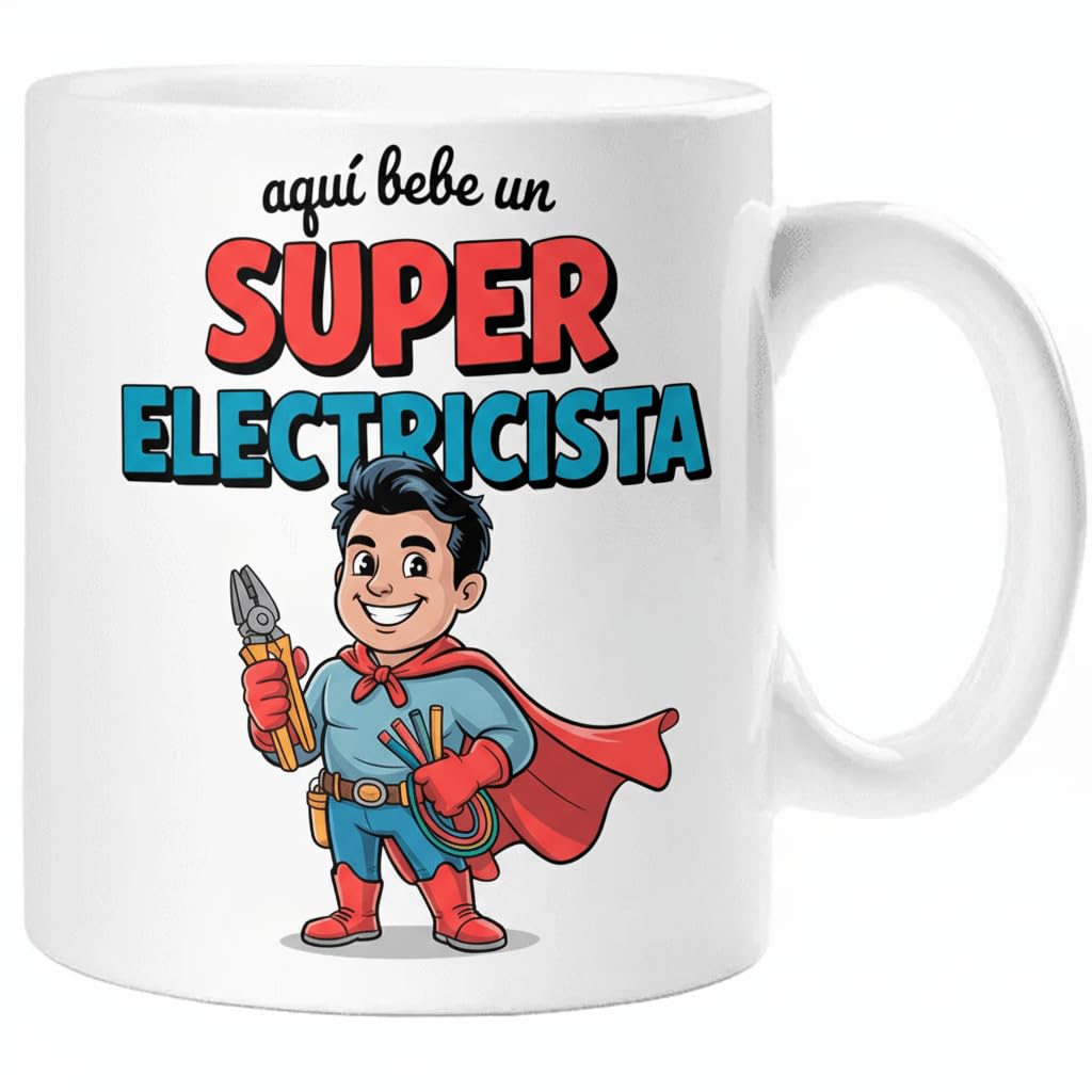 Taza SUPER POLICÍA – Regalo Original para POLICÍA | Taza de Cerámica 325ml con Diseño Superhéroe | Apta Microondas y Lavavajillas — view 26