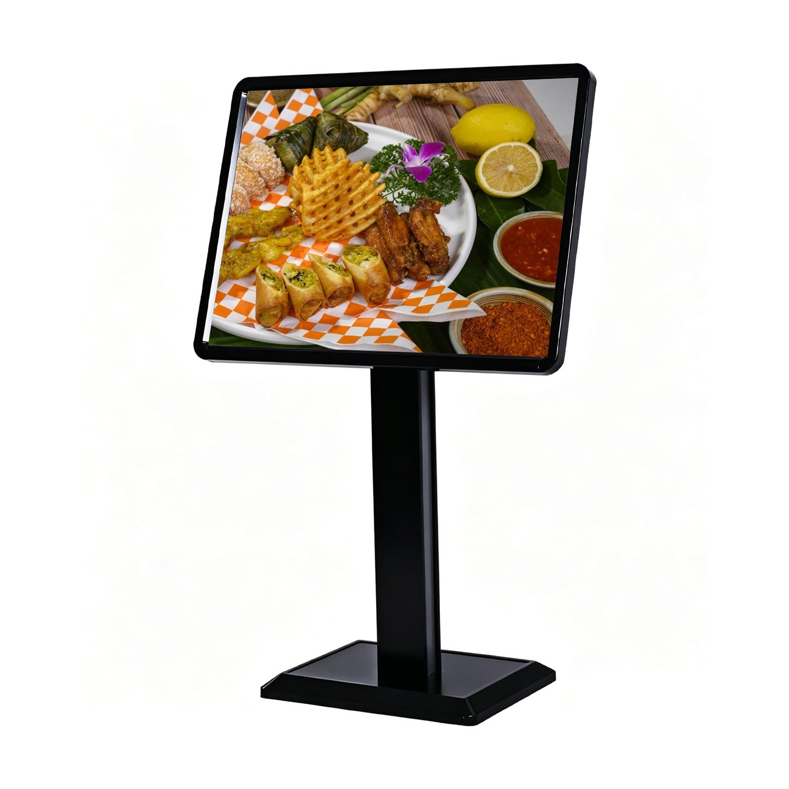 PRECISTECH Modern Display Sign Holder with Weighted Base, Adjustable Poster Presentation Stand for Retail Store Branding, Hotel Directional Signage and Wedding Events(Black,50x70)
