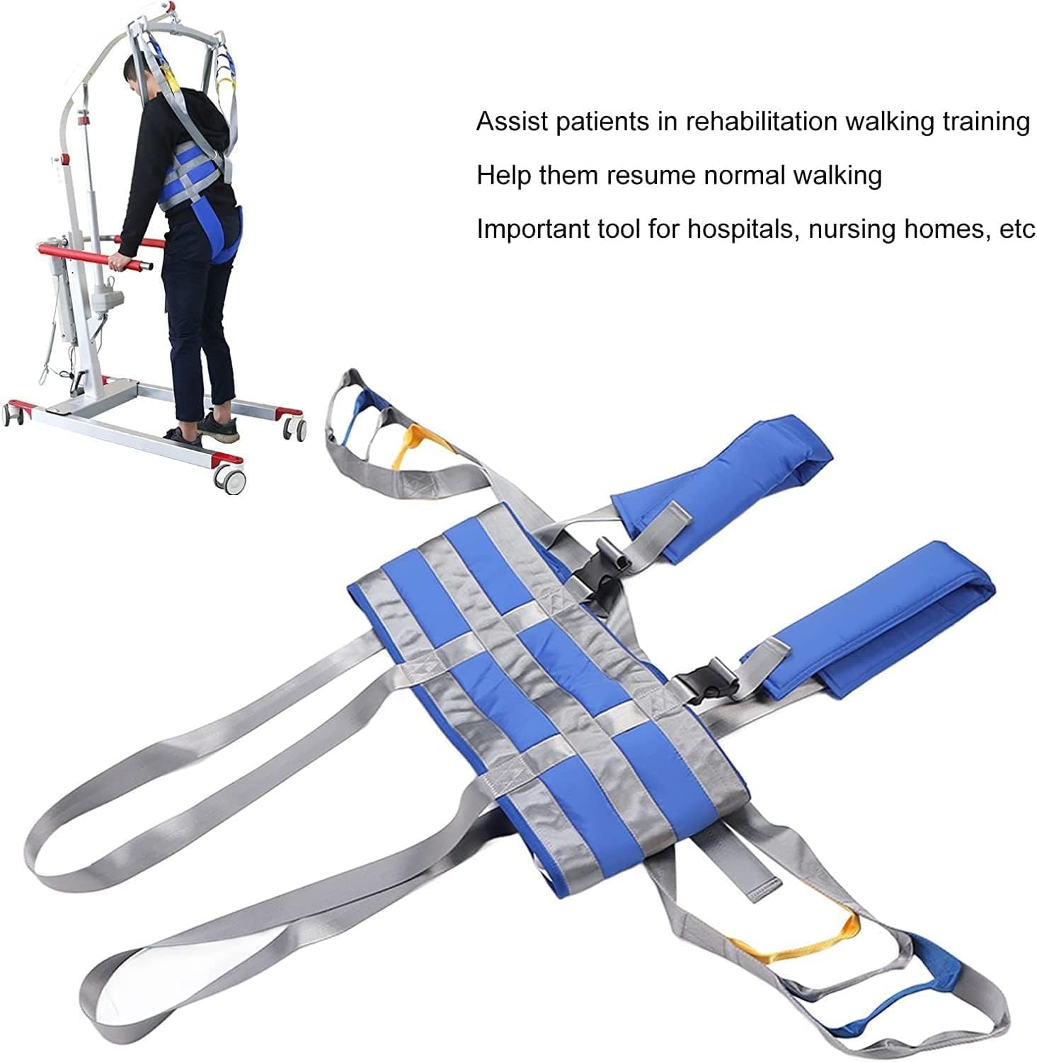 Cintura per trasferimento Completo del Corpo per ausili per la Posizione in Piedi, Cinghie per deambulazione assistita dal paziente Diffusori Speciali per ascensori - Imbracatura per Solleva