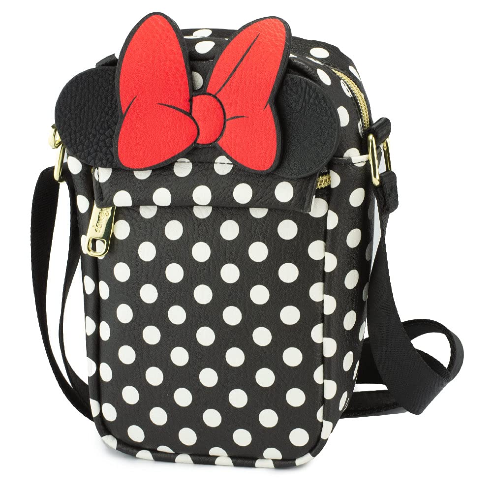 Buckle-Down Disney Bag, Cross Body, Minnie Mouse, Vegan Leather, Minnie Mouse