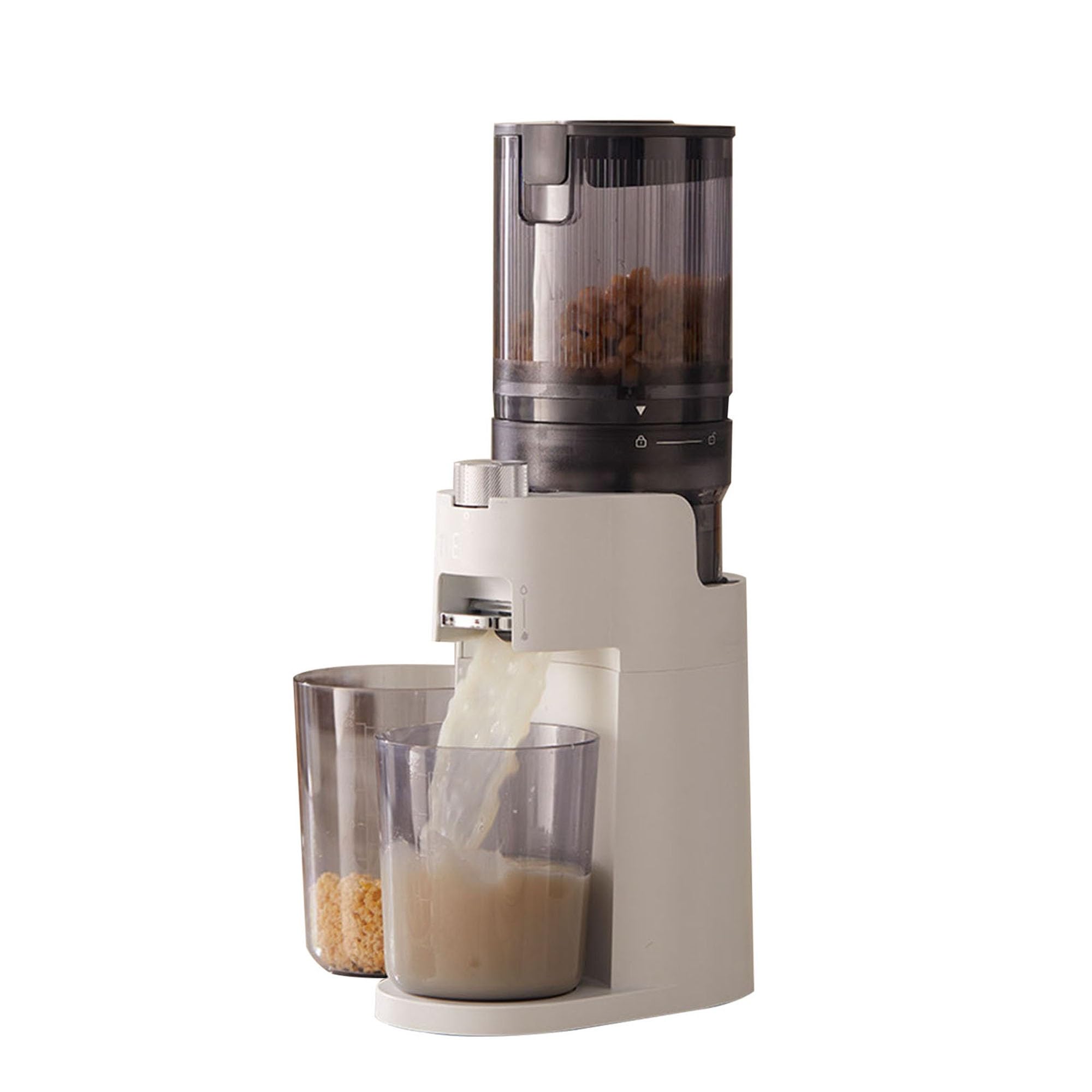 Extracteur de jus commercial pressage lent basse température pour fruits entiers à haut rendement