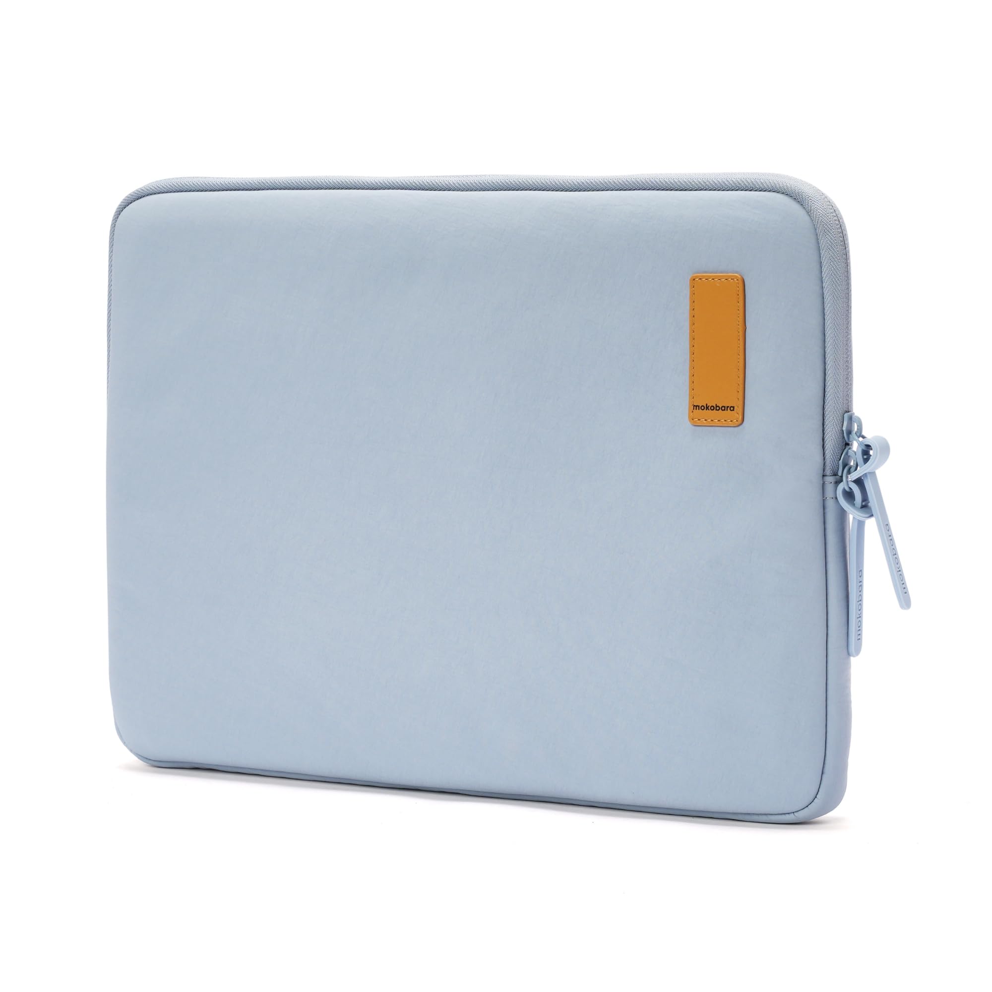 MOKOBARA Aisle Laptop Sleeve | Medium | Aerology Nylon | Compatible with 15.6" Laptops/MacBook | Lightweight Sleeve with Soft Microsuede Lining & Premium Zip Closure | Nice Ice (Sky Blue)
