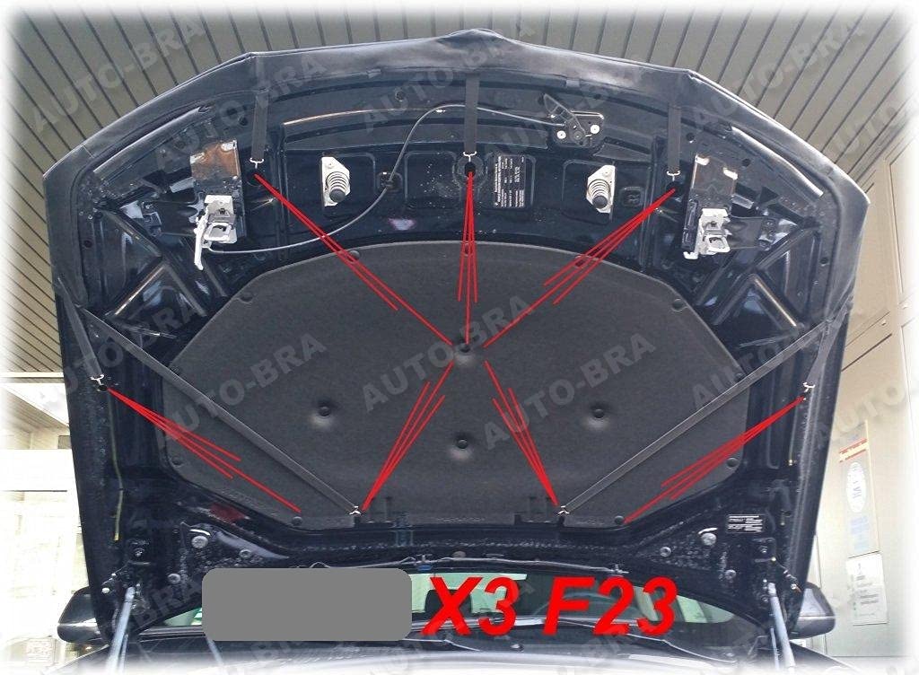Ab-00009 Auto Car Bra Copri Cofano Protezione Tuning