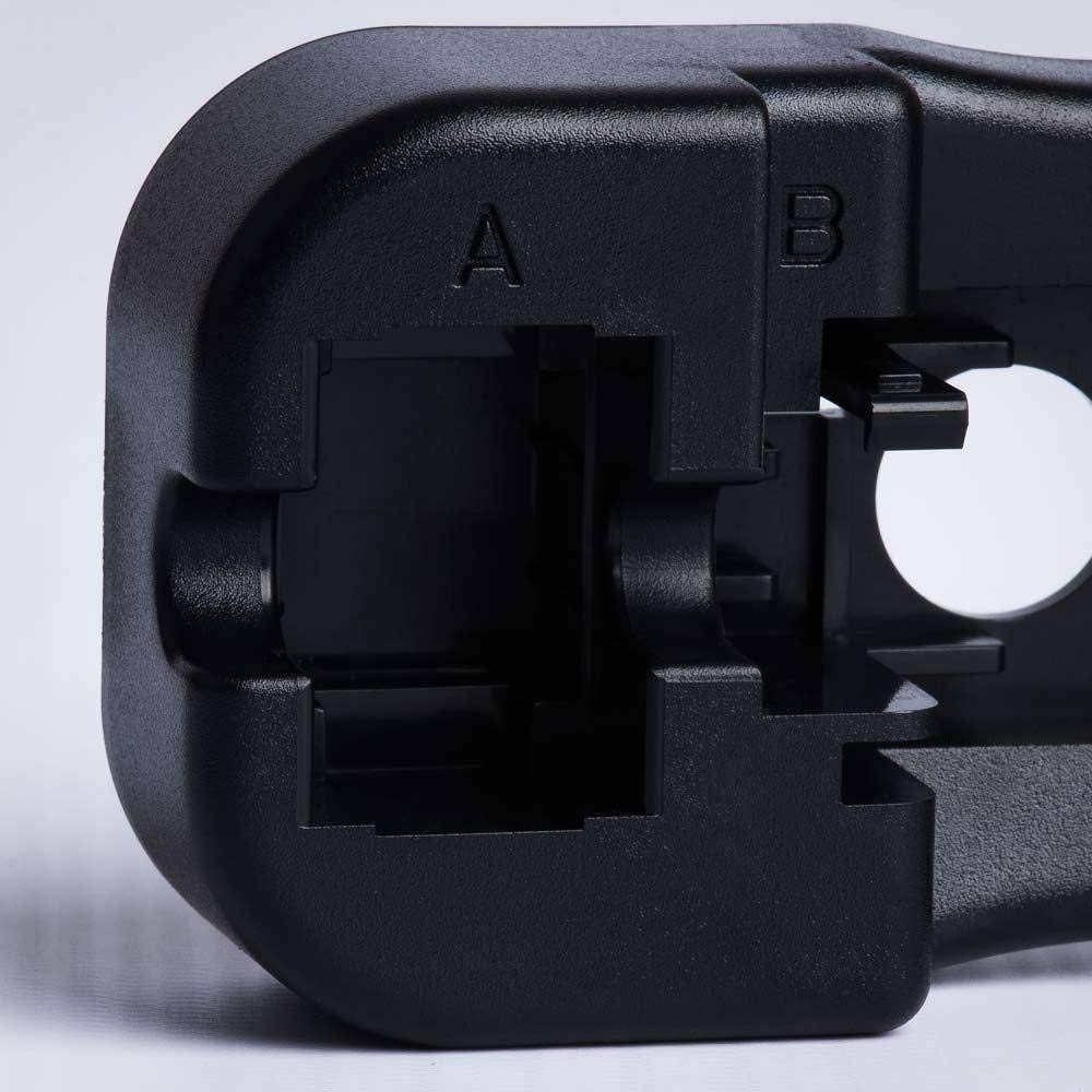 FireFold Keystone Jack Punch Down Termination Palm Holder Block Stand- Compatible with Cat5E, Cat6, RJ11/12 Jacks - Made up of Molded Plastic