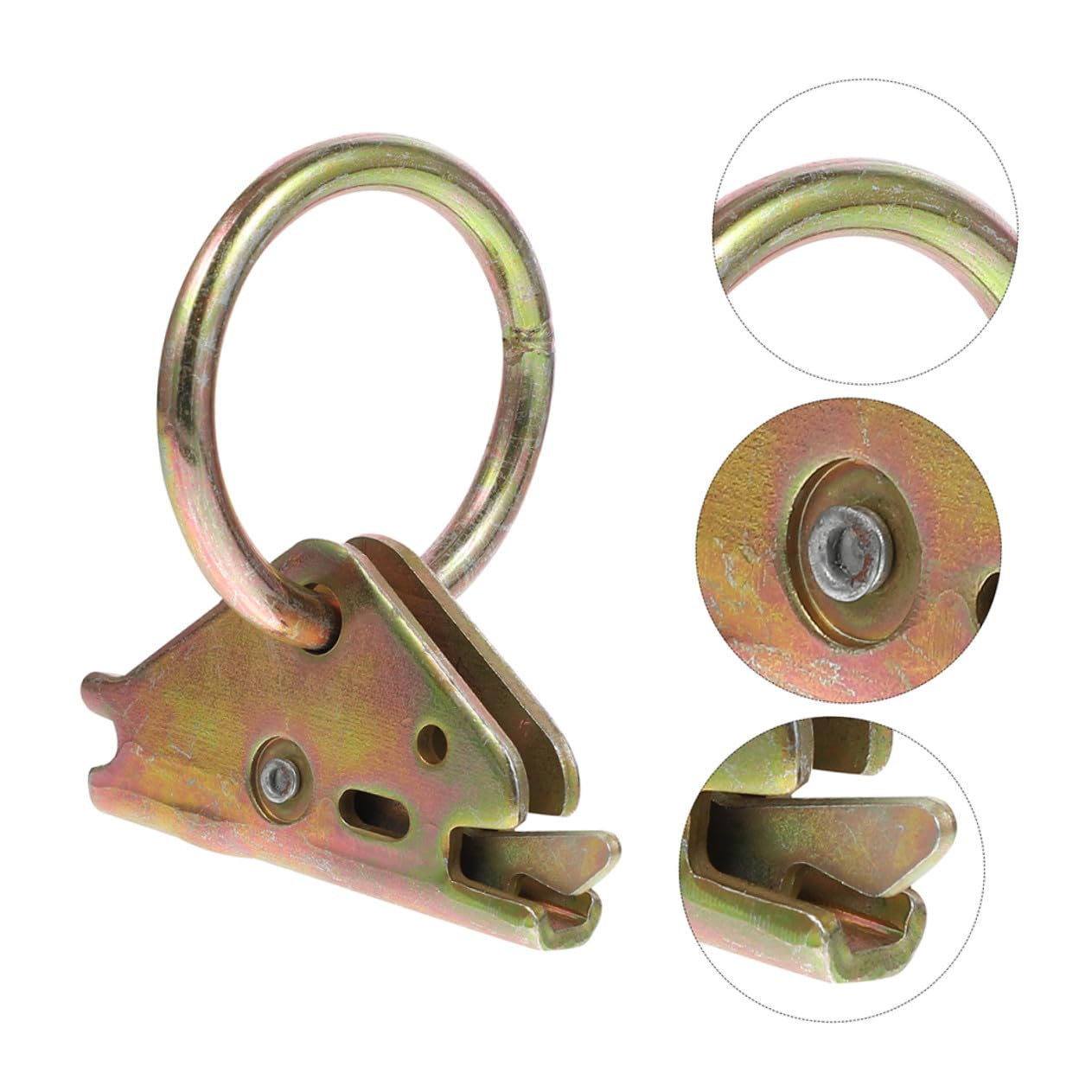 6 Stück Teiliges Zurrösen aus Rostfreiem Stahl Stabile Heavy Duty Tie Down Anchors mit O ring Pickup Zubehör für Sichere Ladungssicherung Lkw Ladefläche und Anhänger