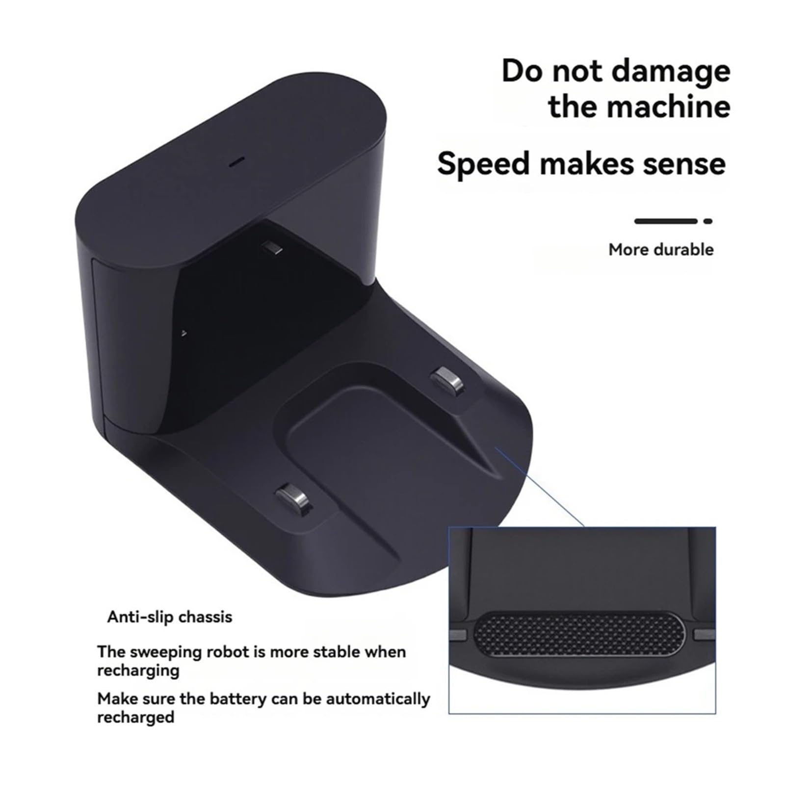 Accesorios de Base de Carga for aspiradora, compatibles con Roborock, S50 S51 S55 S65 T65 S5 MAX S6 Maxv S6 Pure S7, Piezas de Base de Carga