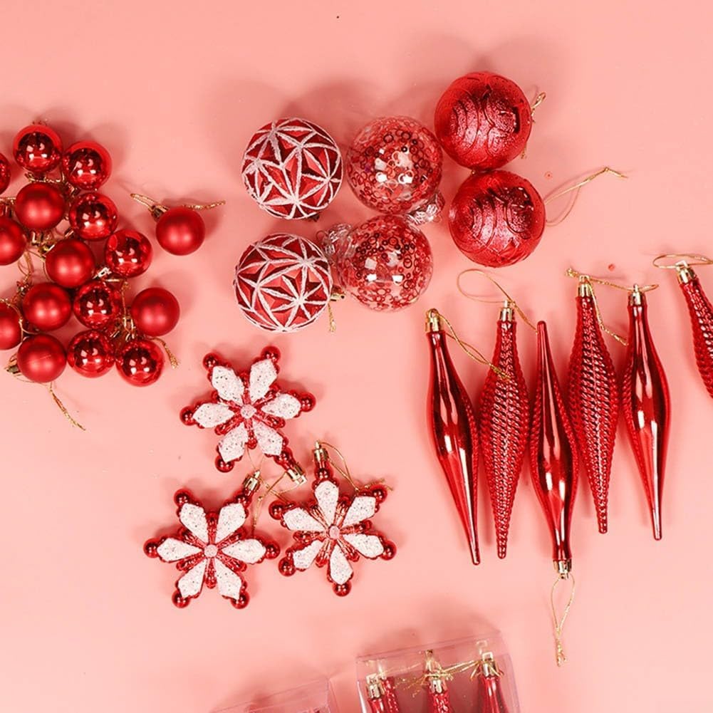 Bolas de Navidad: adornos versátiles para fiestas, bodas y decoración navideña (dorado)