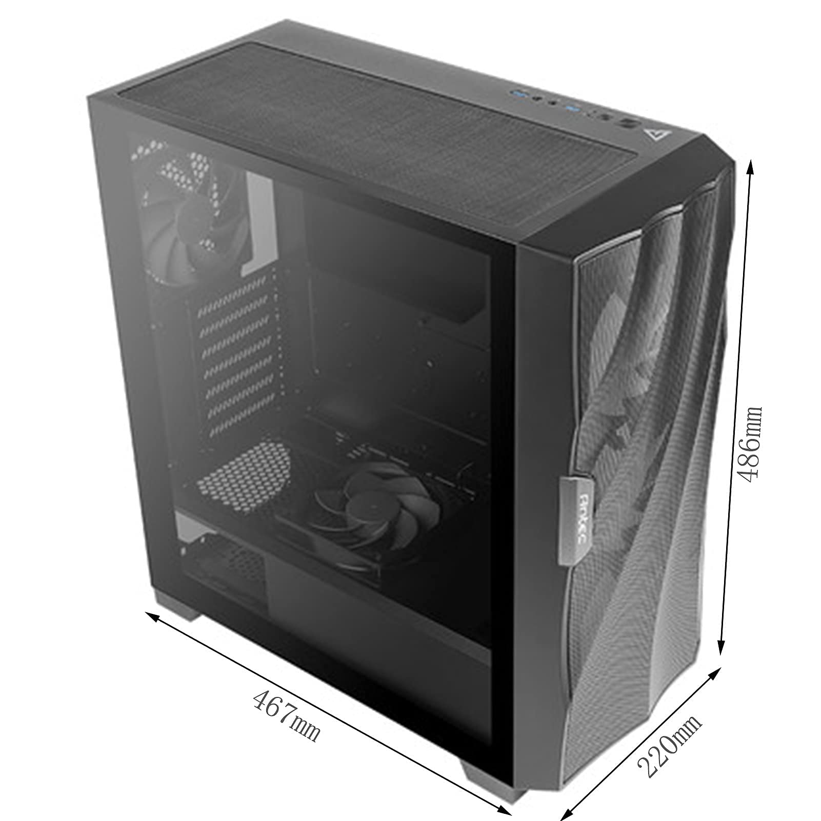Przypadek Do Gry Komputerowej, ATX, M-ATX, Case Gry ITX, Podwójne Przewody Powietrzne, Wsparcie Dual 360 Chłodzenie Wody, Pięć Fanów USB3.0 / USB 2.0