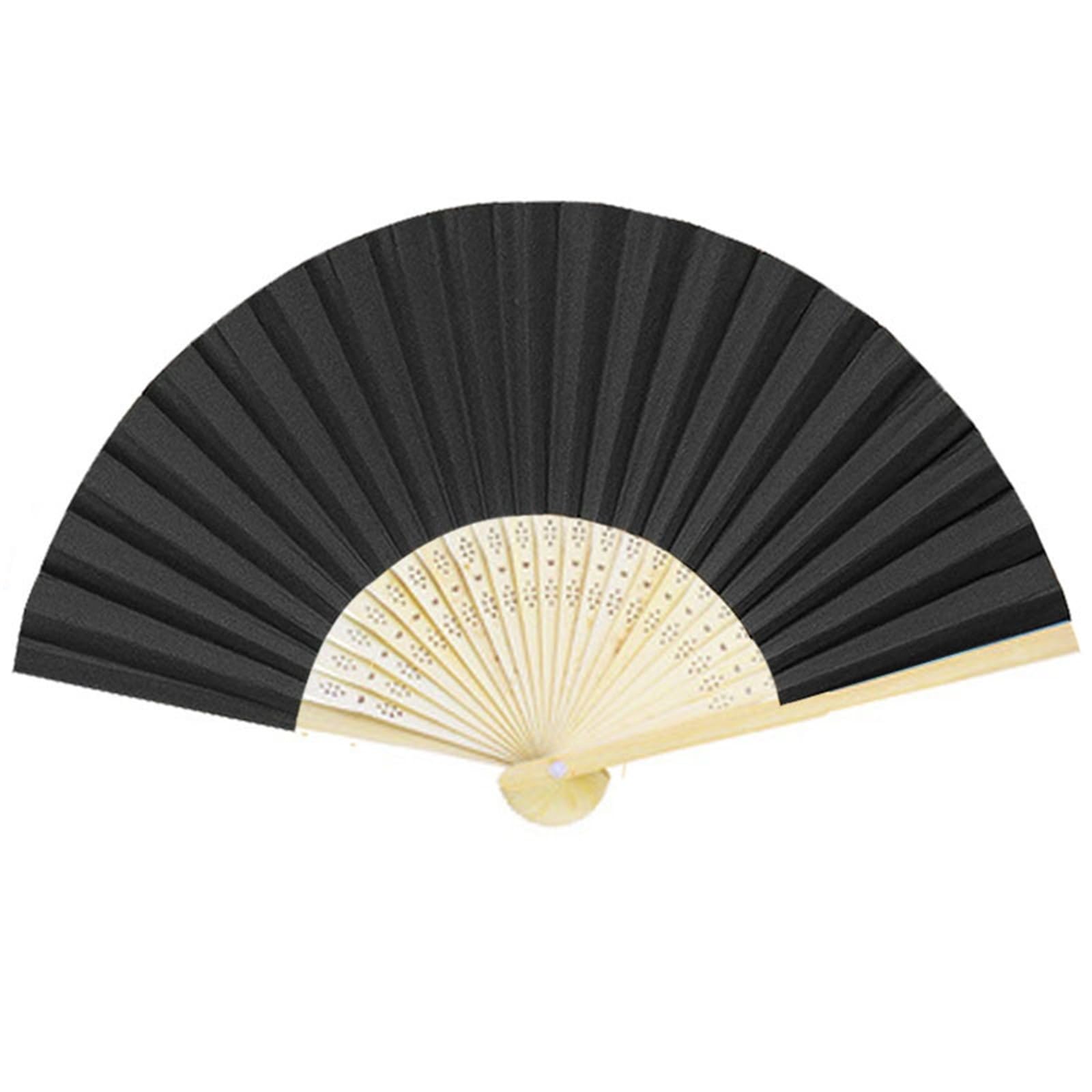 ENSDIEPLS Paper Wood Folding Fan
