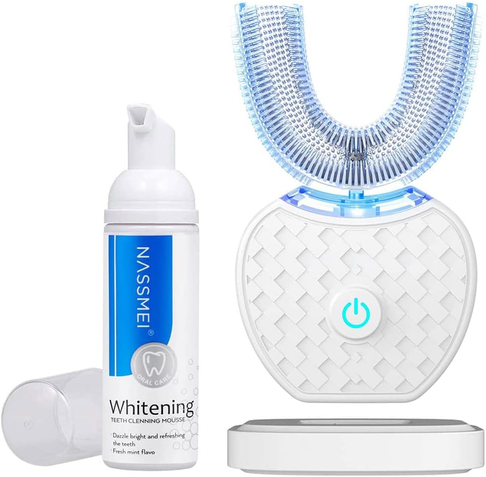 Ultrasonic Automatic Toothbrush, Mayeec 360 AutoToothbrush for Adult