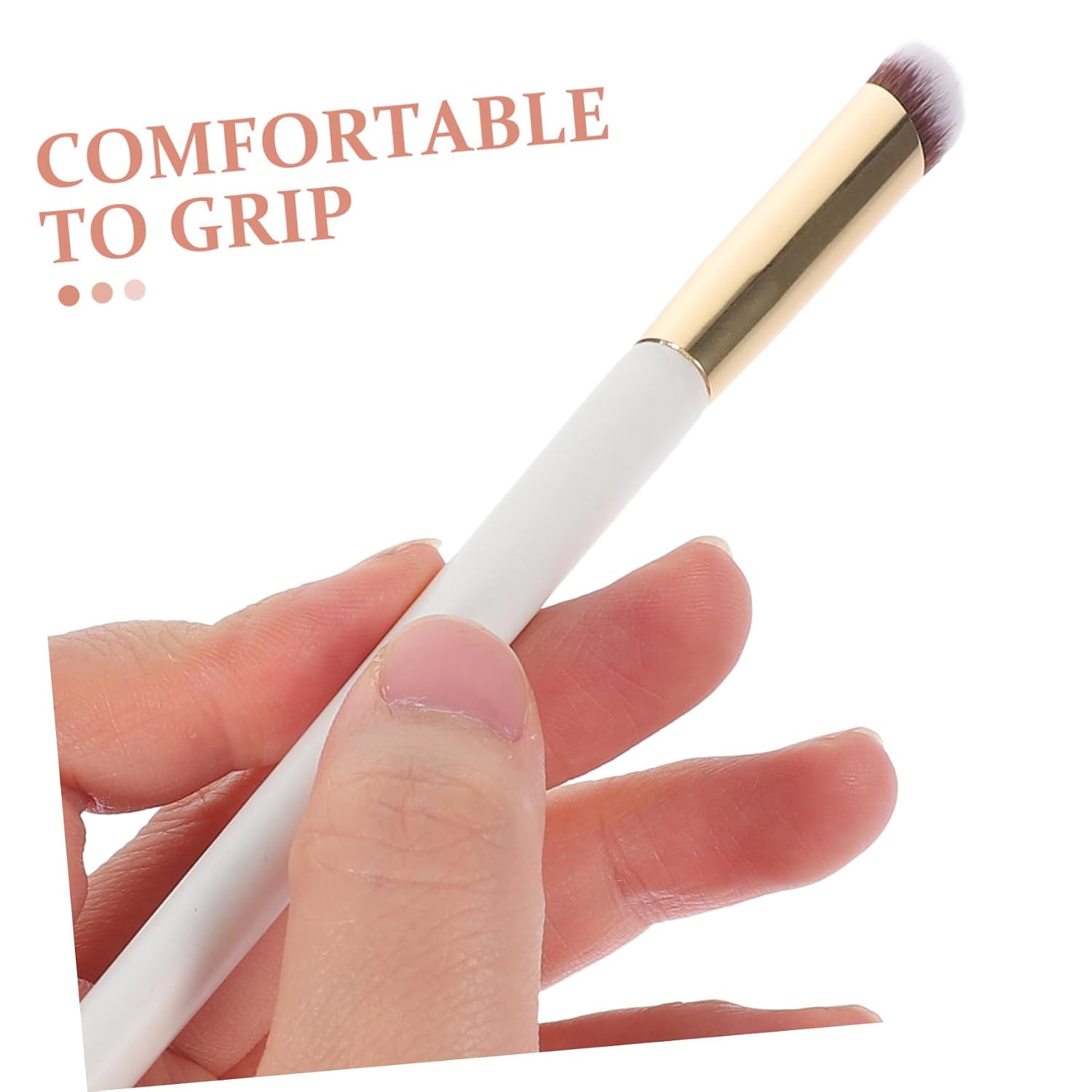 ABOOFAN 10pcs Angled Concealer Brushes under Eye Makeup Brushes for Women Face Blending Concealer Makeup Tools