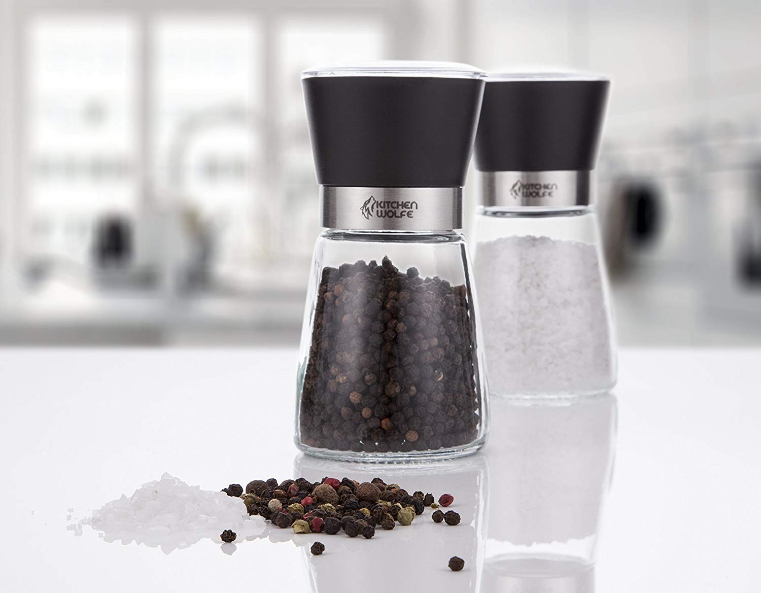 kitchen wolfe salt and pepper
