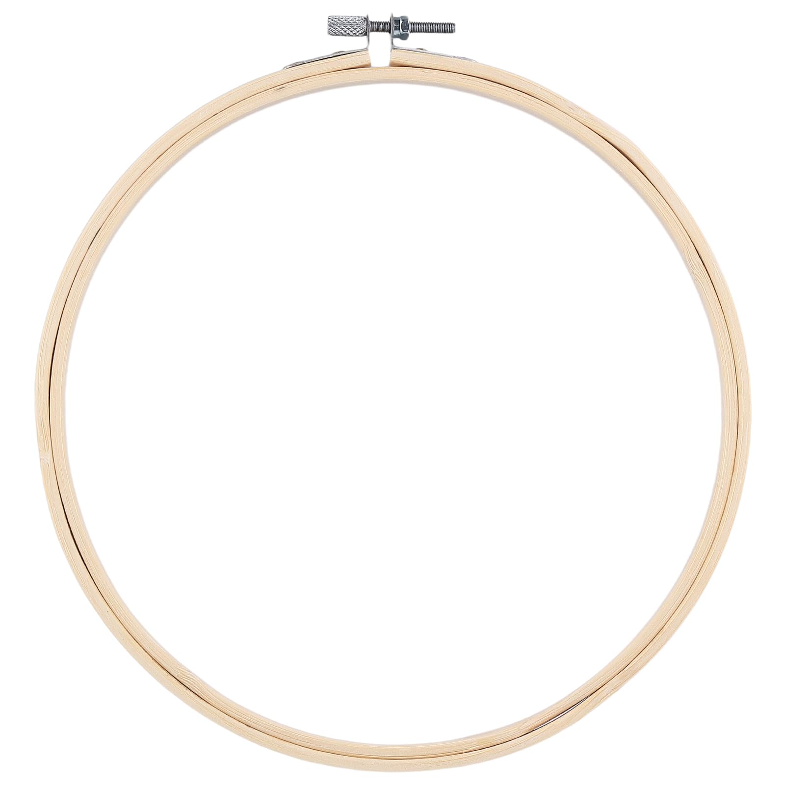 KEILEOHO 24 Stück Stickrahmen 15cm, Holz Bambus Kreis, 6 Zoll Kreuzstich Rahmen Rund für DIY