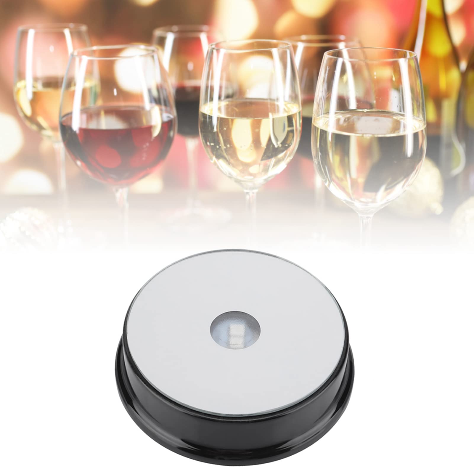 Light Base, Light Base, 2Pcs 3*AAA Batteries for Crystal Art for Glass Bottle