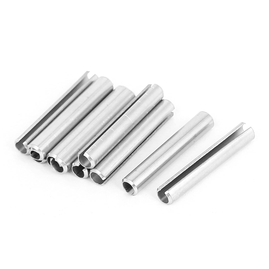 10 Goupilles à Ressort Fendues M8x40mm - Acier Inoxydable 304 - Par Uxcell