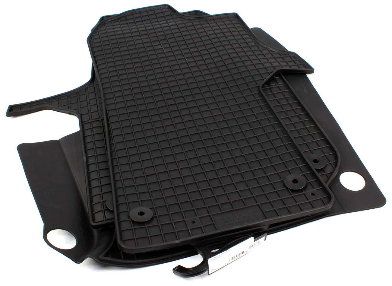 Petex 64510 Fußmatte Gummimatte Vorne Matte schwarz Kompatibel mit VW CRAFTER Pritsche/Fahrgestell SZ
