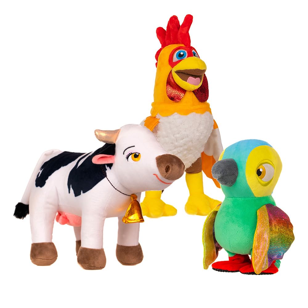Bandai - La Granja De Zenón: Peluche Musical Bartolito Multicolor 80004