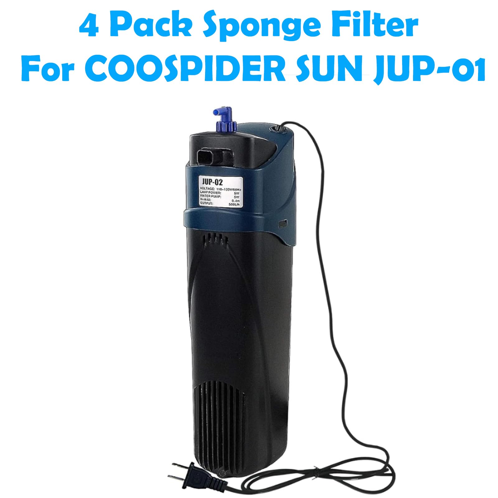 Amazon.com : COOSPIDER JUP-02 Aquarium Filter Replacment Filters