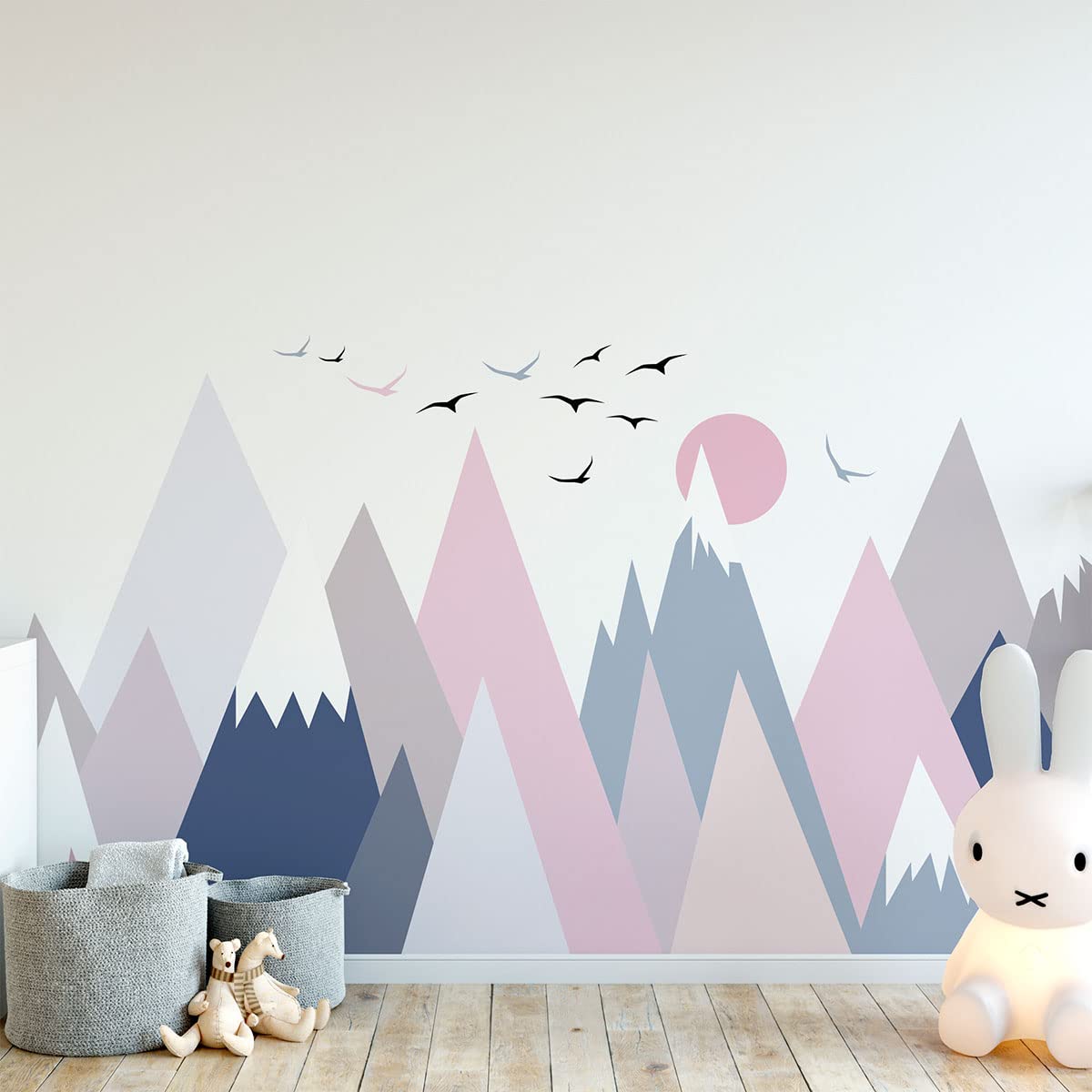 Ambiance Sticker Children's Stickers Scandinavian Mountains Ilonka 80 x 120 cm, H80 x L120 cm - Image 4
