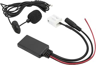 12Pin Car Radio RD4 Bluetooth Music Aux for Audi o Cable Adapter Replacement for Citroen C2 C3 C4 C5 C6 C8 Car Aux Cable Projetado para Entusiastas da Música que você Pode Ouvir (com microfone)