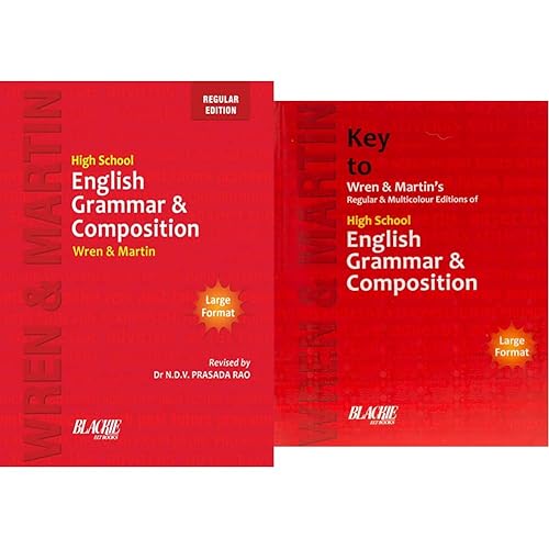 Wren &amp; Martin - High School English Grammar and Composition &amp; Key (Set of 2 books)
