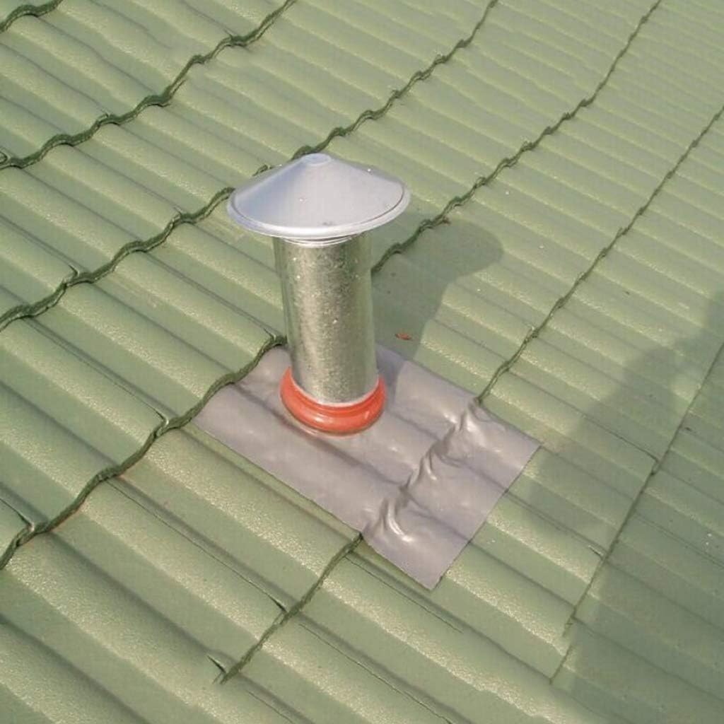 Protezione Anti-Uccelli per Camino, Cappello per Camino in Acciaio Inox, Tappo di Copertura per Tubo di Scarico fumi, Tappo di sfiato, Cappello Antipioggia e Neve (Dimensioni: 200