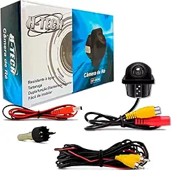 Câmera de Ré Tartaruga CR200 Traseira ou Frontal Universal H-tech