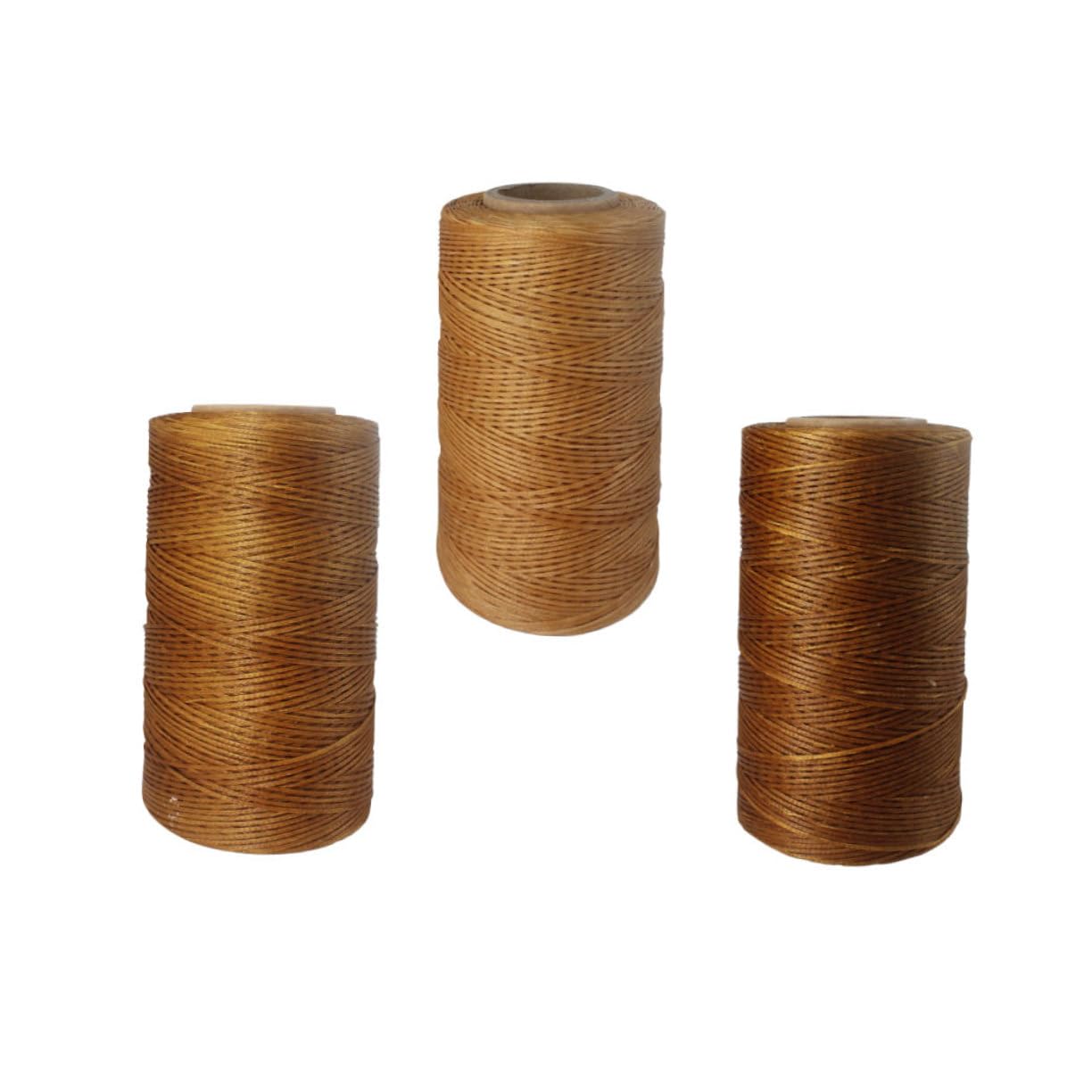 jojofuny 2 Set Filo Per Cucire Fabbricazione Filo Cerato Per Bracciali Di Lino Cerato Cucitrice Cerato Per Rilegatura Piatto Cordone Di Cucitura Di Cera Per Cucire 3 Pezzi*2