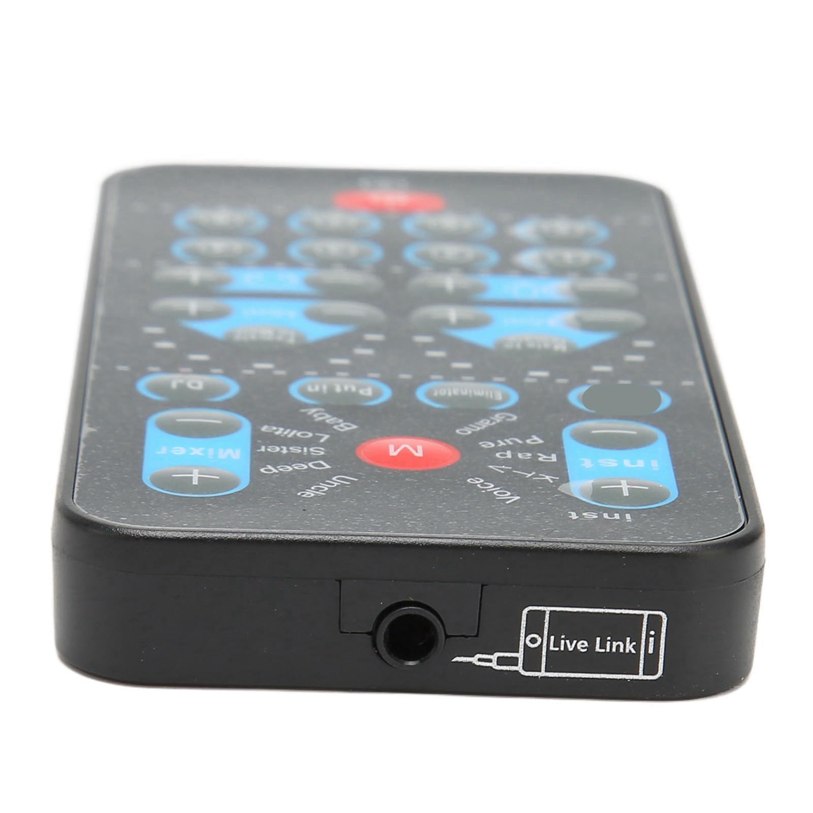 Live Sound Card Voice Distorter, M10 Handheld Sound Card Mini Voice Distorter Device 8 Sound Effects, Mini Sound Card Voice Transformer for Mobile Phone Computer