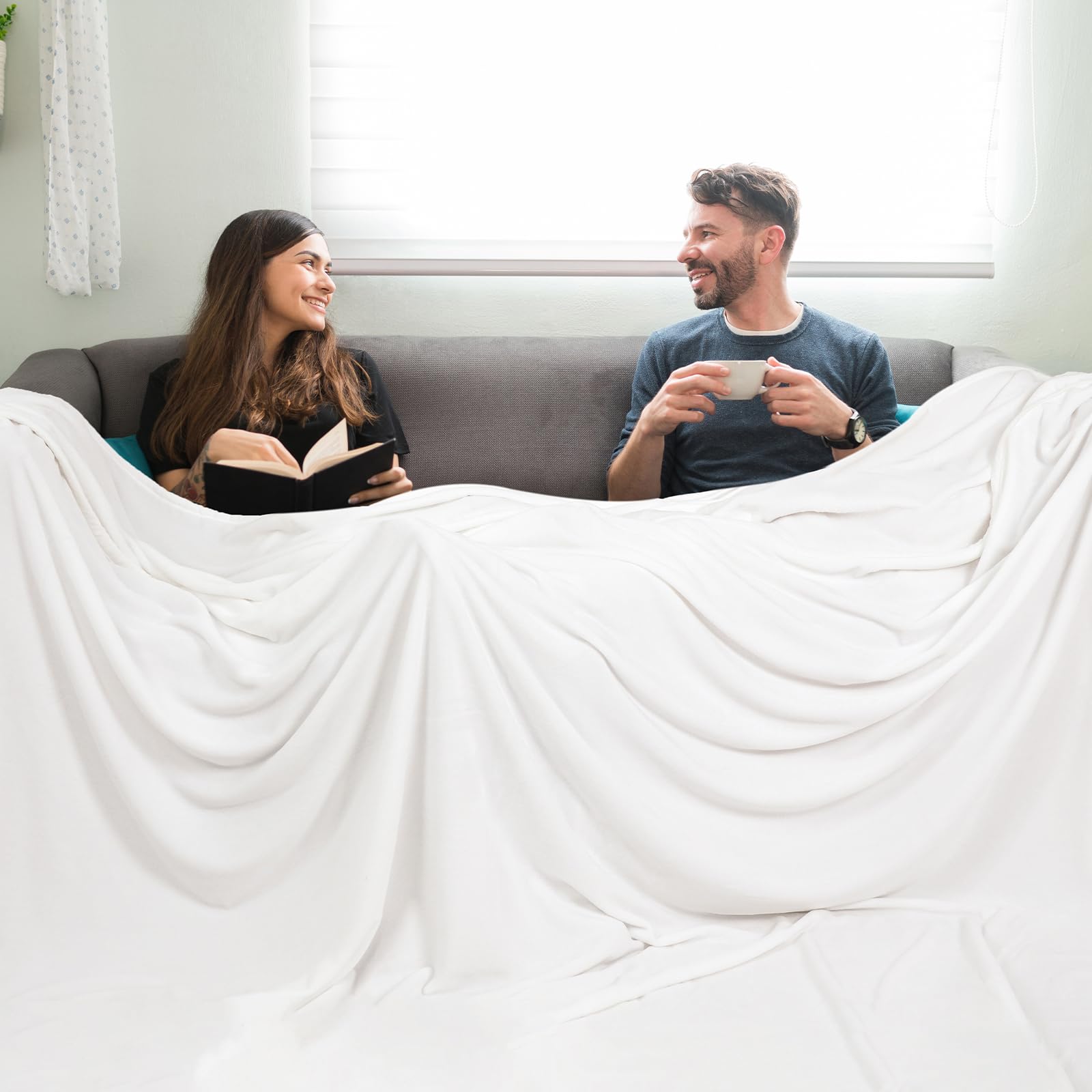 Amazon.com: PHF Oversized King Big Fleece Blanket 120
