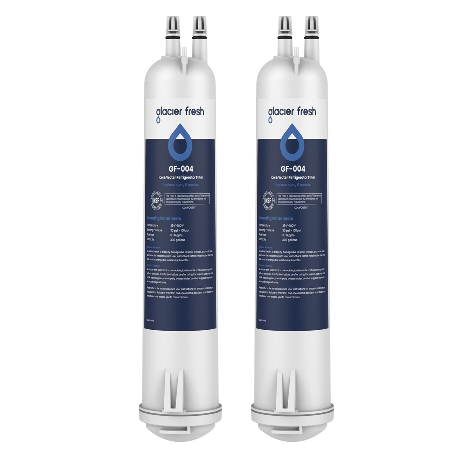 4396841 Refrigerator Water Filter Compatible with EDR3RXD1, 4396841, 4396710, Filter 3, 46-9083,46-9030, 9030, 9083 Refrigerator Water Filter | 2 Pack