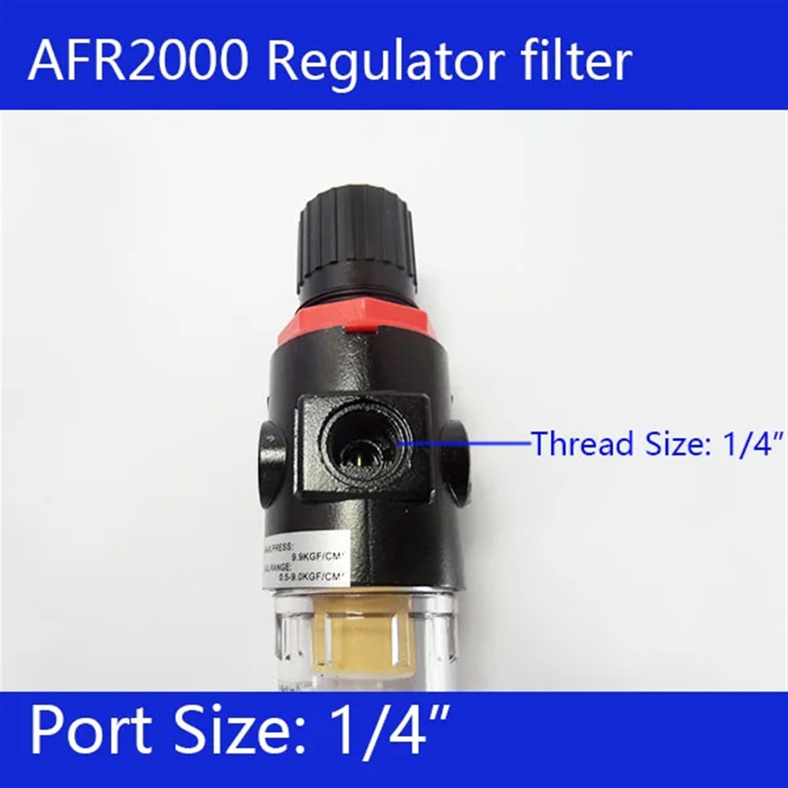 1 Uds AFR2000 1/4 "filtro regulador de presión de aire aerógrafo compresor trampa agua separador de aceite