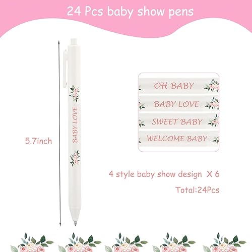 Miniatura 2 de Bolígrafos de baby shower, regalos de baby shower, regalos para invitados, premios a granel, decoración de juegos, bolígrafos retráctiles, recuerdos