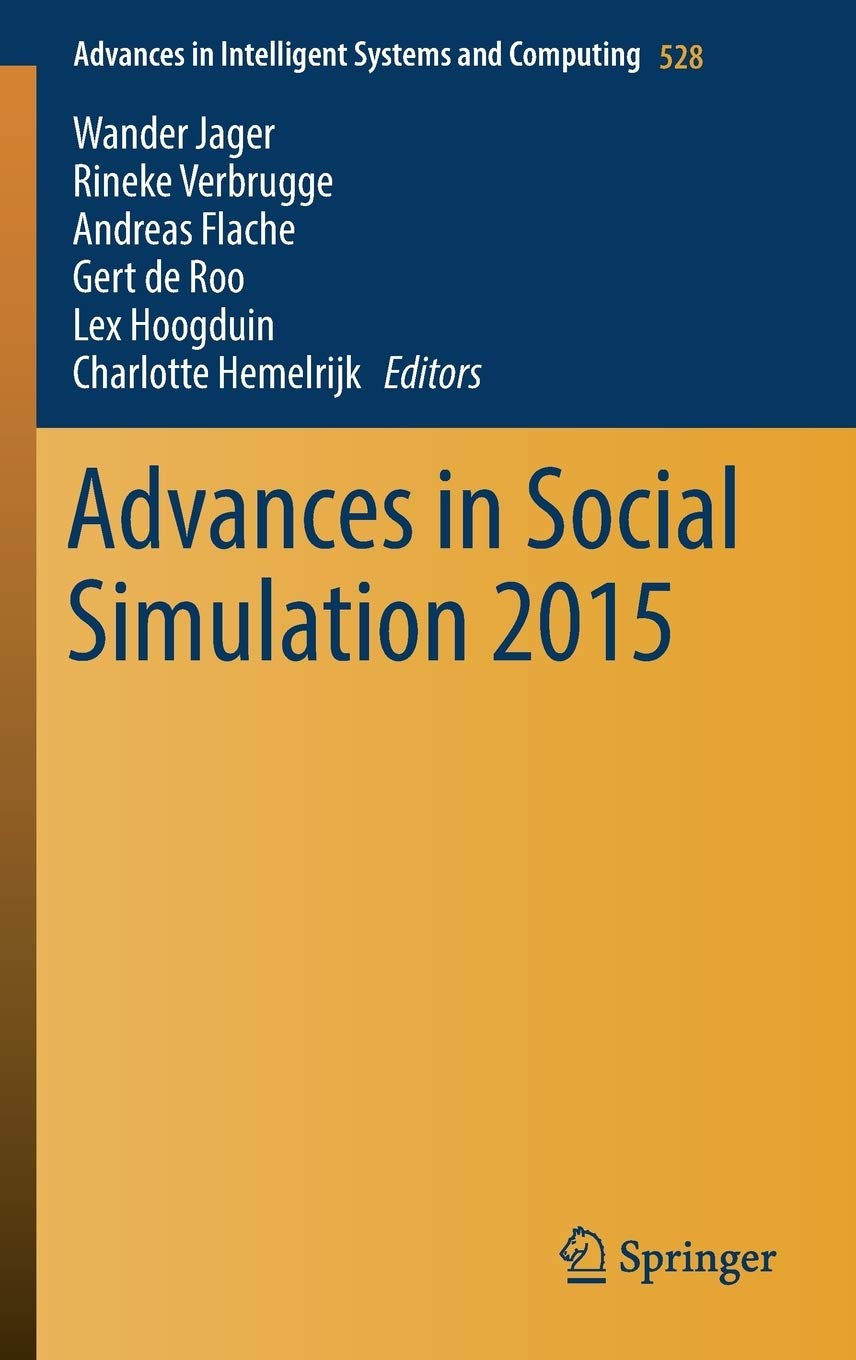 Wander JagerAdvances in Social Simulation 2015
