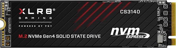 PNY XLR8 CS3140 M.2 NVMe Gen4 x4 Internal Solid State Drive (SSD) 8TB, Read Speed up to 7000 MB/s, Write Speed up to 5900 MB/s - 1