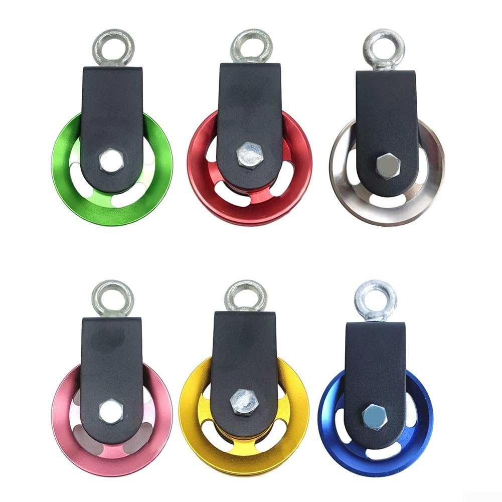 para rueda Polea Gimnasio 88mm Silenciosa Aleación Aluminio(Green)