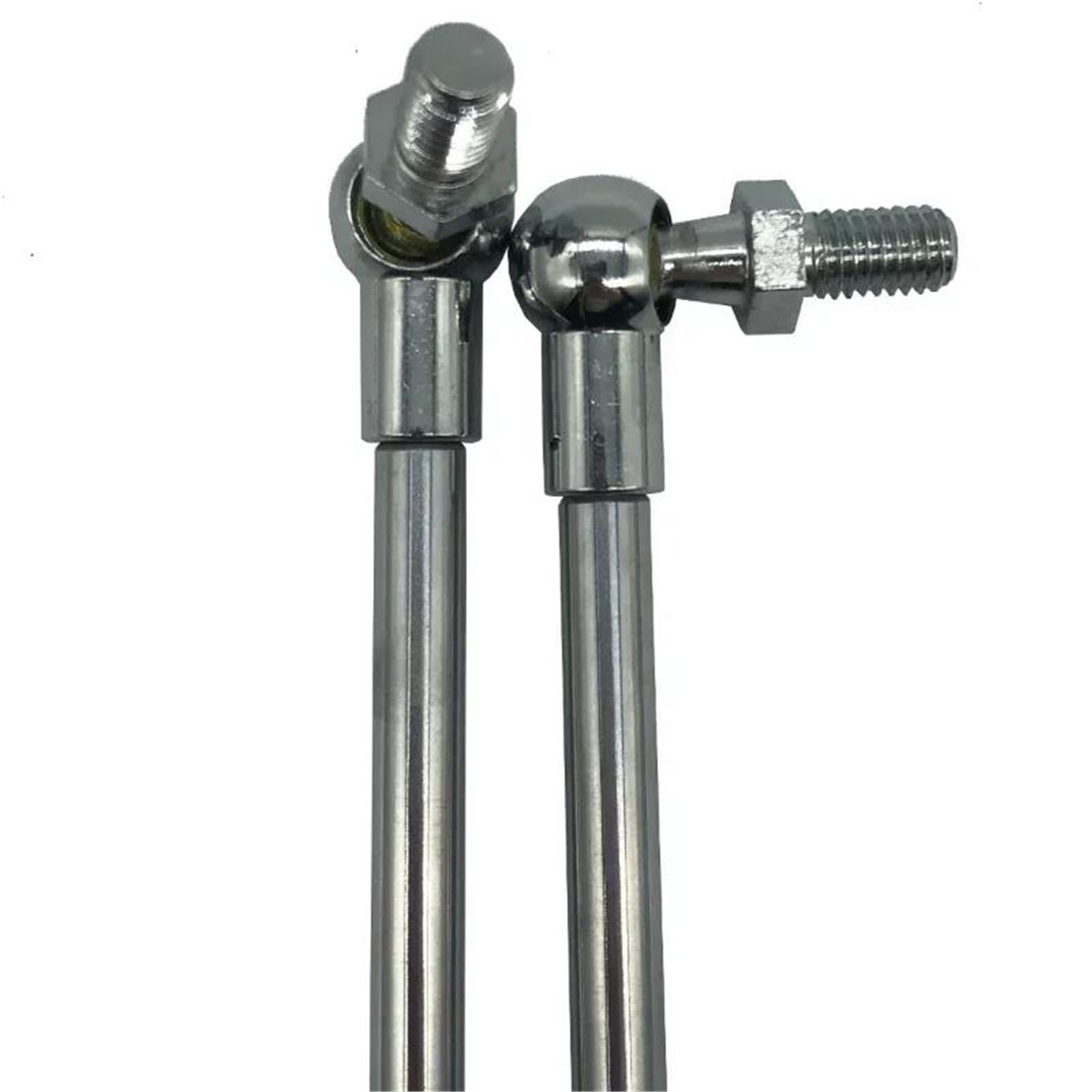 2x molla a gas con asta 300mm/350mm/400mm/450mm/500mm/550mm/600mm cerniera pieghevole 300N forza di sollevamento supporto foro distanza centrale Motore Molle a Gas(550mm)