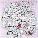 40pcs Cute Panda vinyle Autocollants Stickers Cartoon animaux Diary Stickers étanche Stickers Stickers pour ordinateur portable de bagages bricolage Crafting