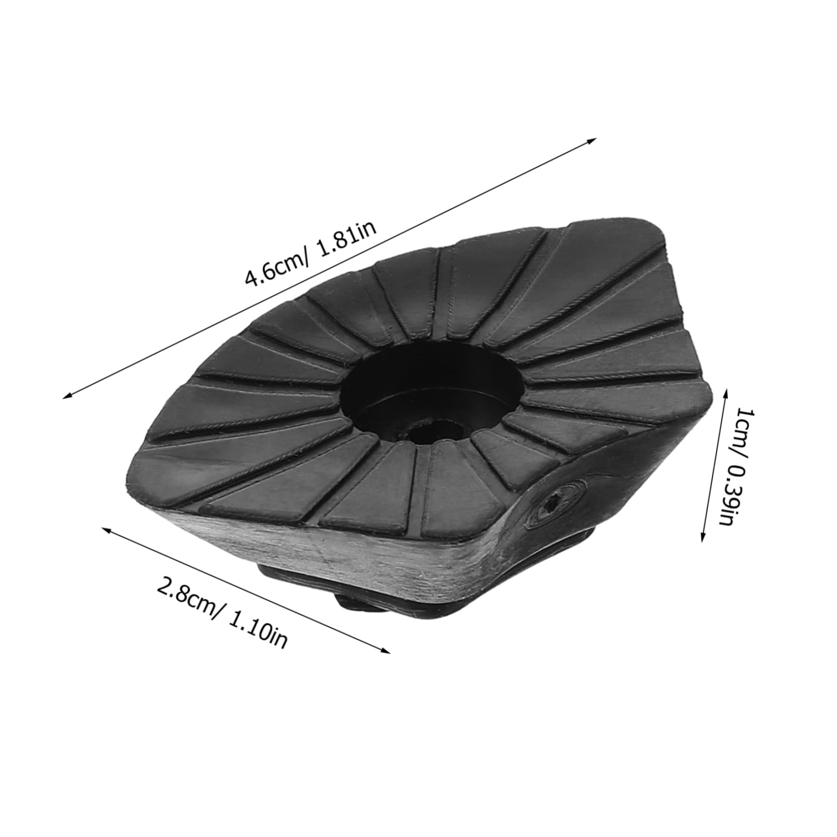 WHAMVOX Ergonomic Walking Stick Foot Covers Anti-Skid Cane Tips for Trekking Poles Crutch End Mats Walking Stick Tips