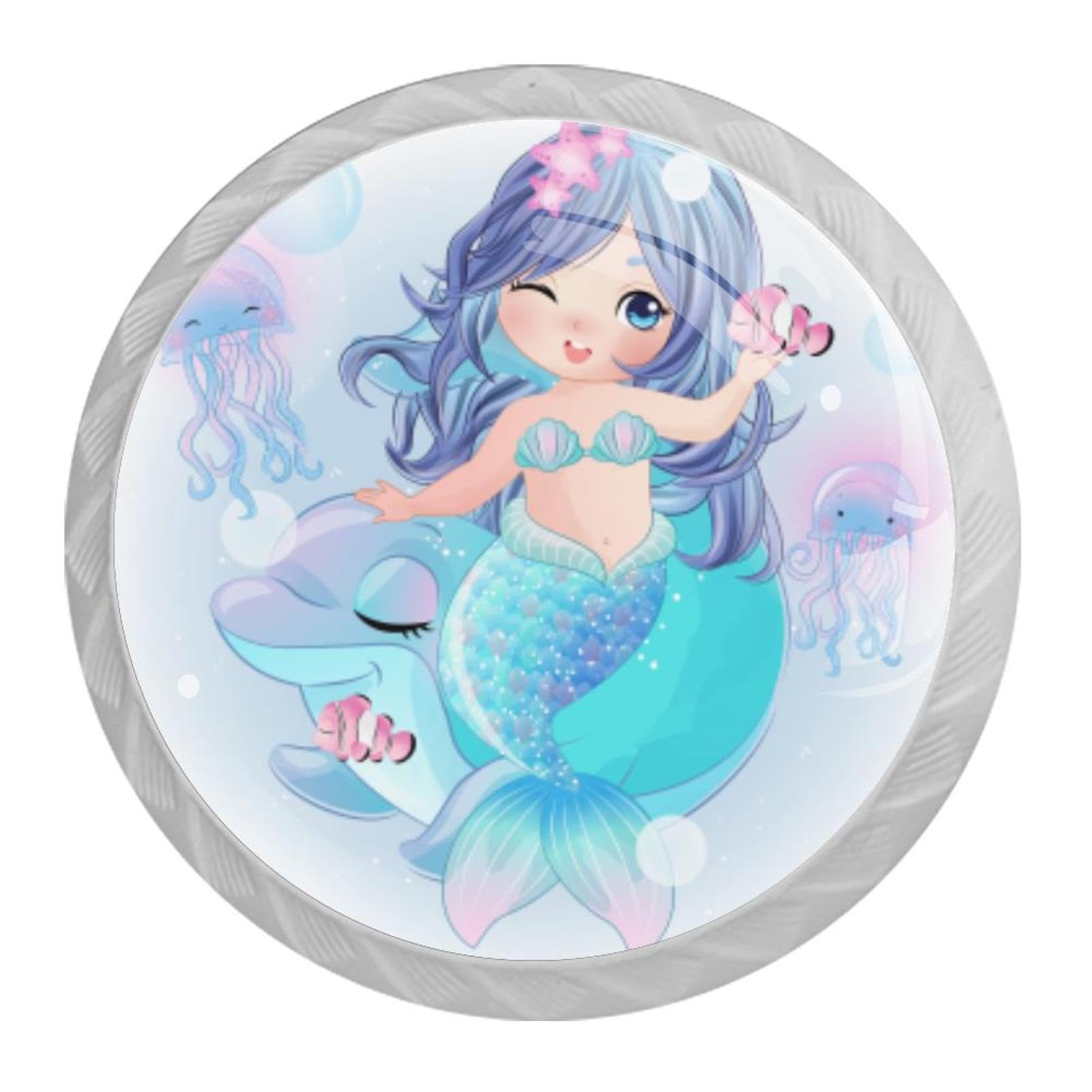Tqmspg Multi Mermaid Jellyfish Dolphin