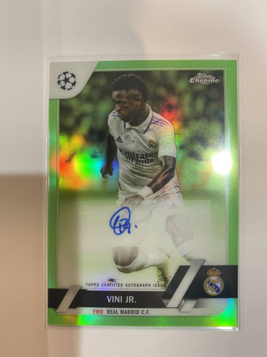 Amazon.co.jp: 2022-23 TOPPS CHROME UEFA VINI JR REAL MADRID 
