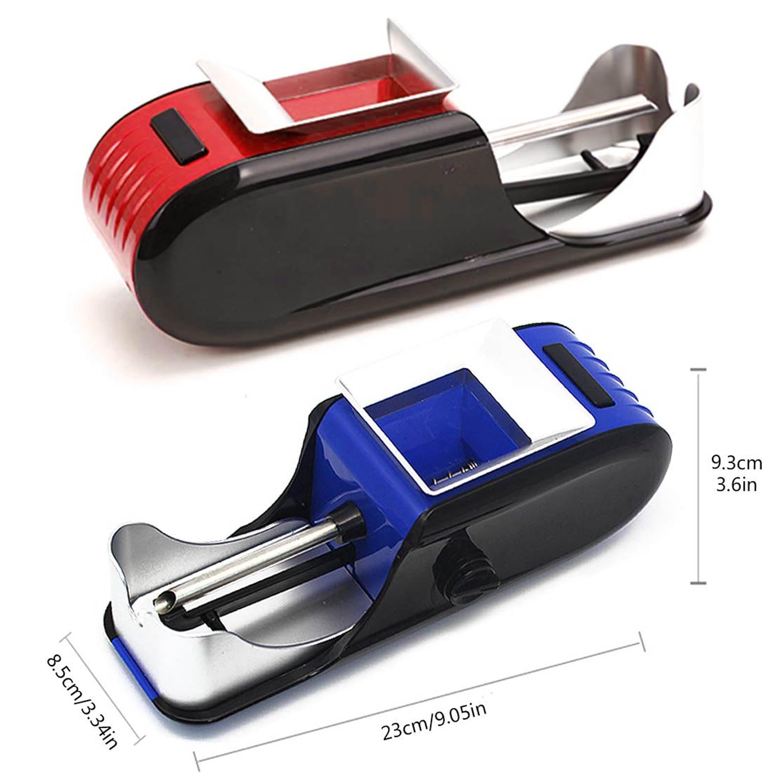 macchina per rollare, Set di 2 iniettori automatici for tubi King Size, dispositivi portatili for arrotolare sigarette con diametro 8 mm
