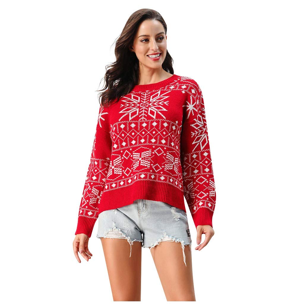 Women's snowflake sweatshirt Outlet