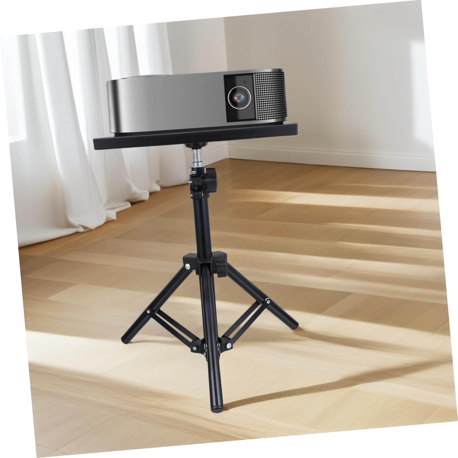 Soporte Para Proyector Trípode Ajustable Con Bandeja Antideslizante Altura Regulable Para Suelo Escritorio Y Cama Instalación Sin Herramientas