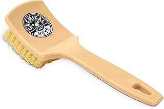 Induro 7 Heavy Duty Interior Carpet & Upholstery Detailing Brush – Durable Bristles, Car Carpet Brush for Deep Cleaning Fabric, Mats & Seats, Ergonomic Grip for Comfort and Control