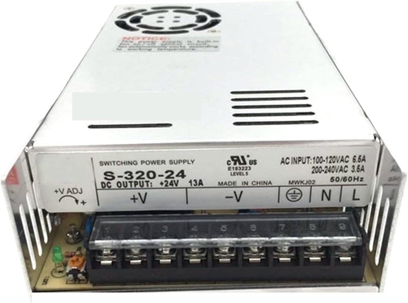 1pc Single Output Switching Power Supply Unit 320W AC to Converter S-320-5 S-320-12 S-320-15 S-320-24 S-320-36(48V_320W)