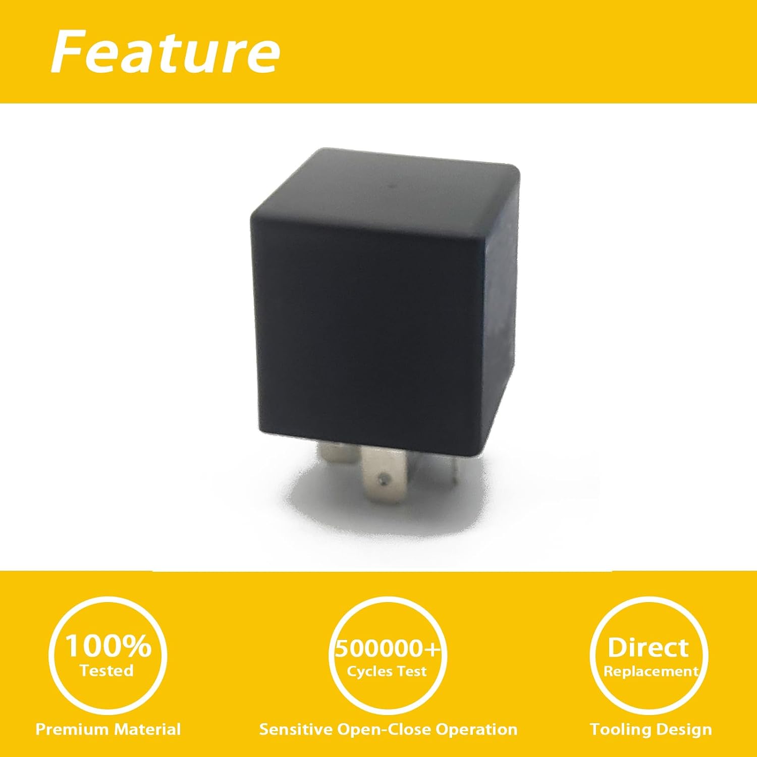LED Turn Signal Flasher Relay Compatible with FORD MUSTANG 1994-2009 | RANGER 1995-2011 | TAURUS 2008 | WINDSTAR 1995-2003