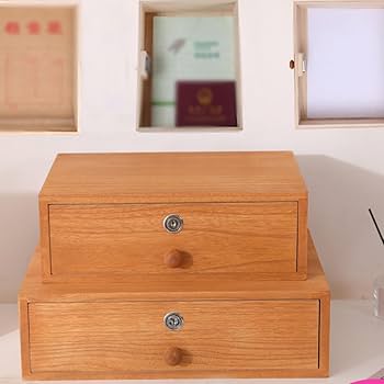 Amazon.co.jp: MJKQ9 小物チェスト 1段引き出し 木製 大容量 収納