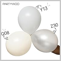 Vista 552 de PartyWoo Nude Balloons 100pcs 12 Inch Apricot Boho Fall Neutral Latex Helium Balloons for Graduation Wedding Anniversary Birthday Boy Baby Shower